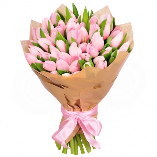 Тюльпаны розовые (за шт)